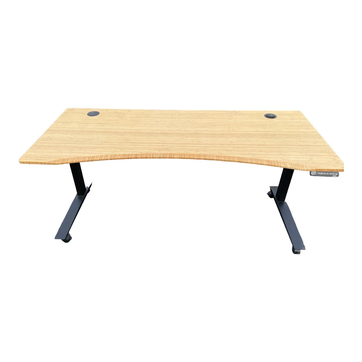 Jarvis bamboo outlet adjustable standing desk