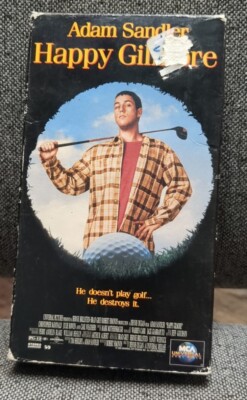 Happy Gilmore VHS 1996 Adam Sandler Julie Bowen Bob Barker MCA Universal 
