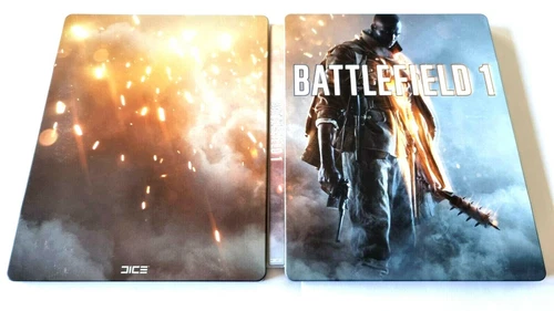 Steelbook Limited Edition BATTLEFIELD 1 very rare No Game Playstation 4