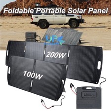 100W 200W Foldable Portable Solar Panel for Power Station with 23.4 Efficiency