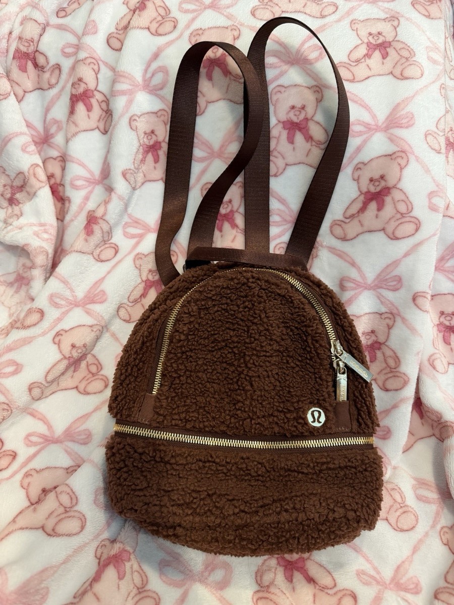 Lululemon Brown Backpack Gold Hardware Top Handle Inner Pockets for Women | eBay Lululemon Brown Backpack Gold Hardware Top Handle Inner Pockets for Women | eBay