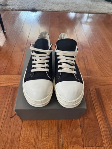 rick owens Ramon’s shoes size 12 black and beige