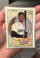 2002 Upper Deck Authentics - Baseball Heroes Ken Griffey Jr #HB-G4 /1989