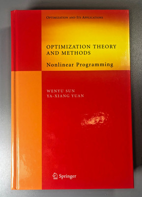 Springer Optimization and Its Applications Ser.: Optimization Theory and Methods