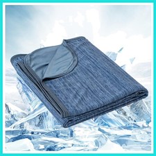 Cooling Blanket for Hot Sleepers - Soft  Lightweight Summer Cold Blanket for...