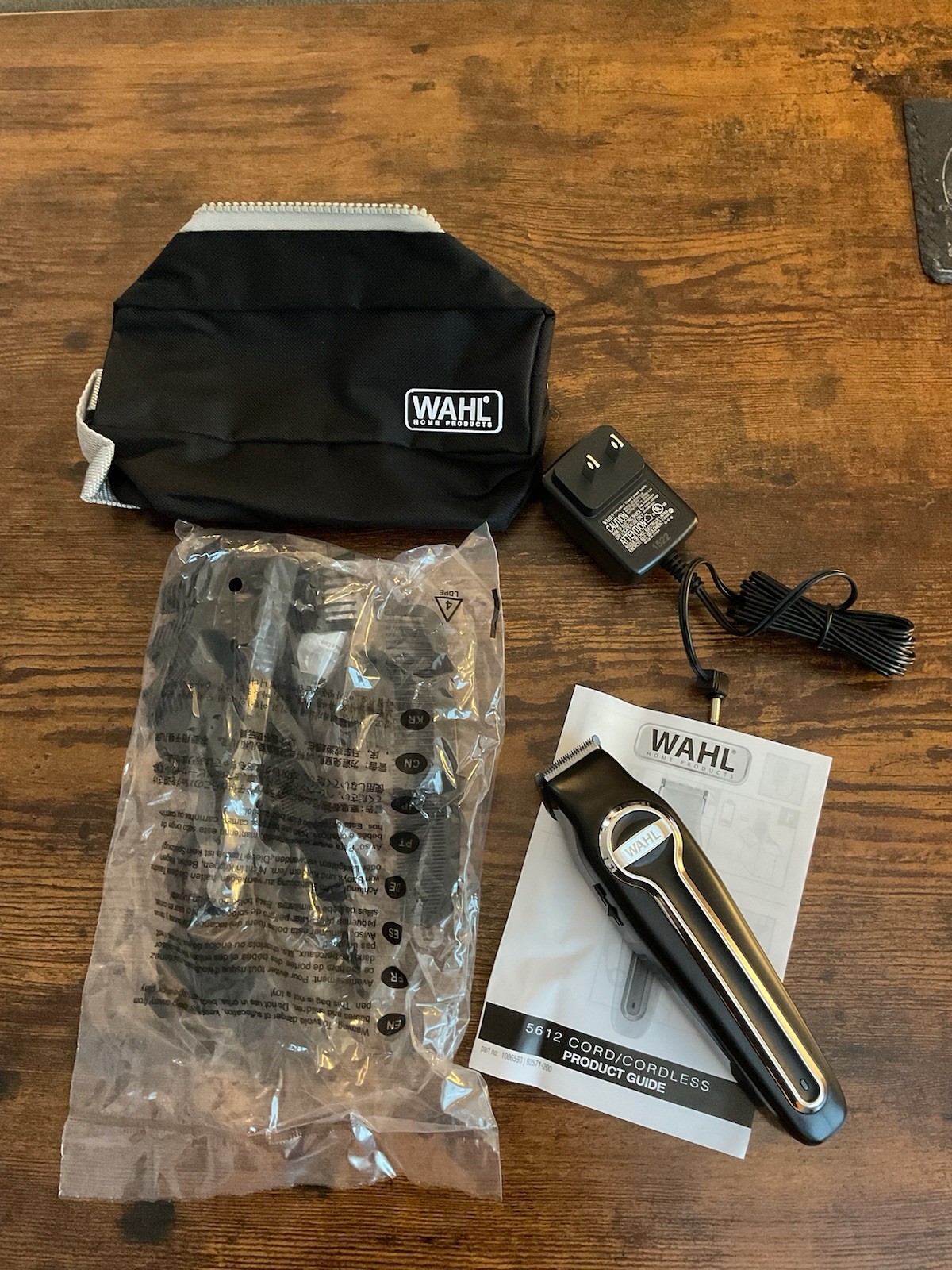 WAHL Elite Pro Cordless Rechargeable Trimmer Kit Model 5635 