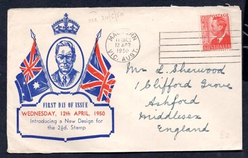 Australia - 1950 KGVI New Definitive Issue First Day Cover