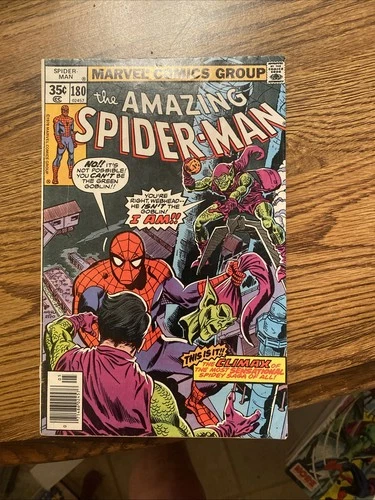 Amazing Spider-Man #180 Green Goblin Marvel Comics 1978 UPC Newsstand VG