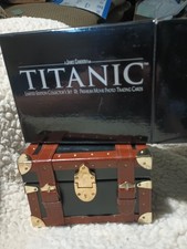 1998 TITANIC VINTAGE  Collector TREASURE CHEST W TRADING  CARDS  old but NEW