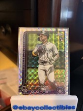 Adael Amador 2025 Topps Chrome Update #USC143 Geometric Refractor Rookie RC