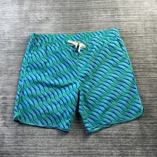 Fair Harbor Swim Trunks Mens Large Green Bathing Suit Board Shorts
