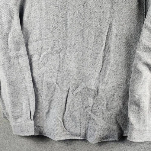 The Men's Store at Bloomingdale's Wool Button Front Overshirt XL Stone Wash L/S image 10