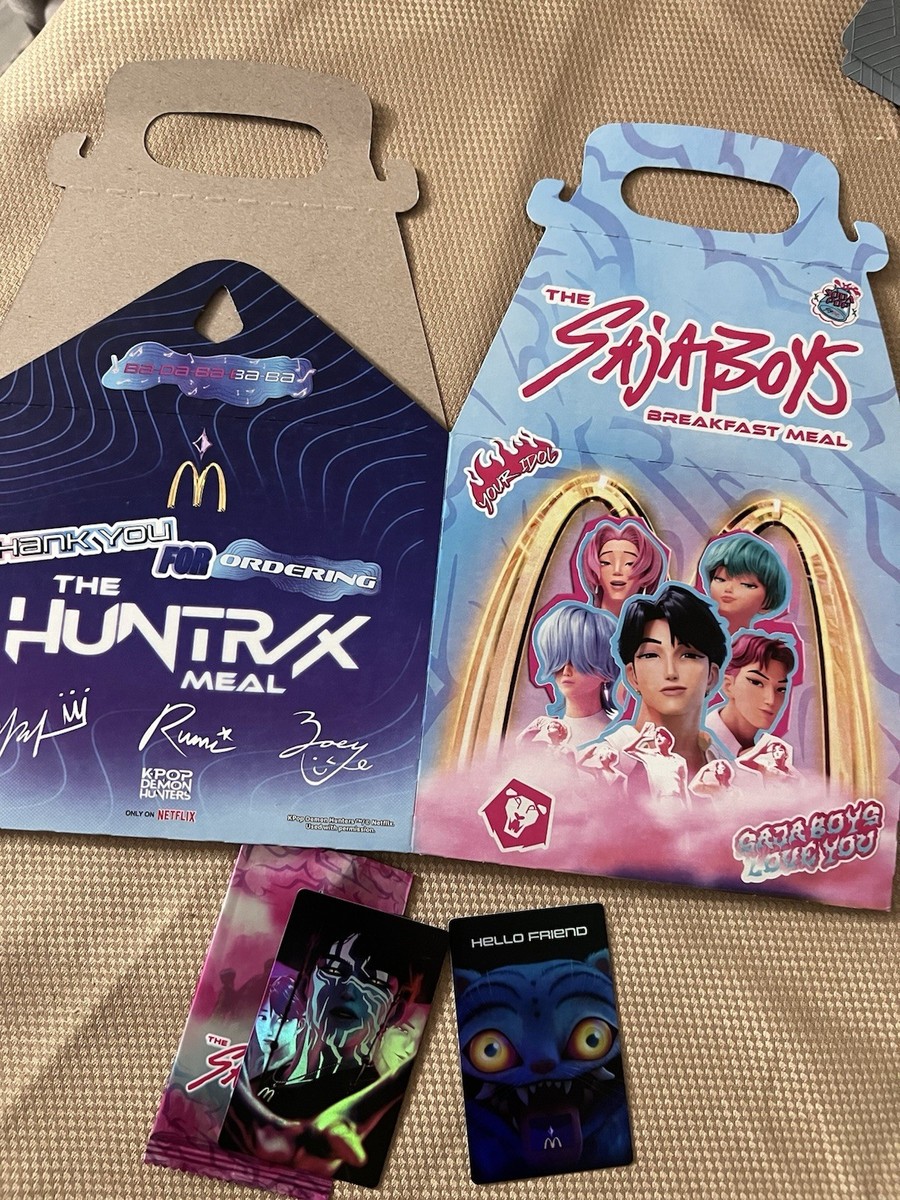 McDonald's K-Pop Huntrix Happy Meal Trading Cards Complete Set Of