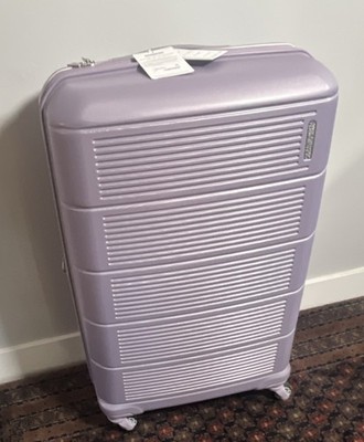 American Tourister Stratum 2.0 28'' Spinner Suitcase Purple Hardcase Expandable