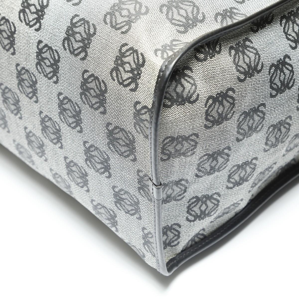 Authentic LOEWE Anagram Coding Canvas Boston bag … - image 7