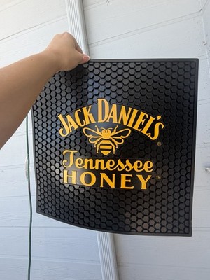 Jack Daniel s Honey Whiskey Bar Mat Man Cave Bar Decor Home Bar New
