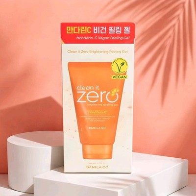 BANILA CO Clean it Zero Brightening Peeling Gel Mandarin-C Vegan 4.05 oz Face
