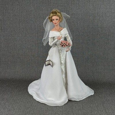 Sandra Bilotto Celebrations of Love Bride Porcelain Doll Wedding Dress - 22''