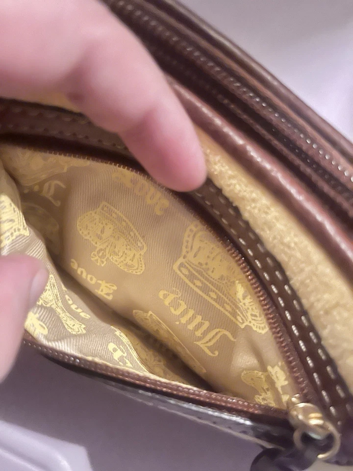 Vintage Juicy Couture Strawberry Fields Yellow Boho Wristlet Clutch Bag - Image 3 of 4