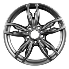 18x7.5 5 Double Spoke Front Aluminum Wheel Painted Medium Charcoal 560-86128