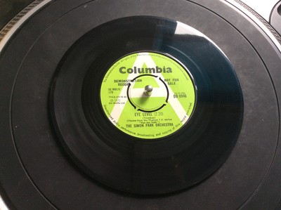 The Simon Park Orchestra - Eye Level (7'', Single, Promo)