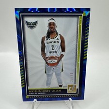Myisha Hines-Allen 2025 Panini Donruss WNBA Basketball Blue Laser 25/49