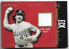 Dennis Eckersley 2004 Fleer inScribed  Game Worn Jersey 041/250