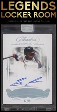 2018 Panini Flawless #FS-RAJ Ronald Acuna Jr. Flawless Signatures #/25