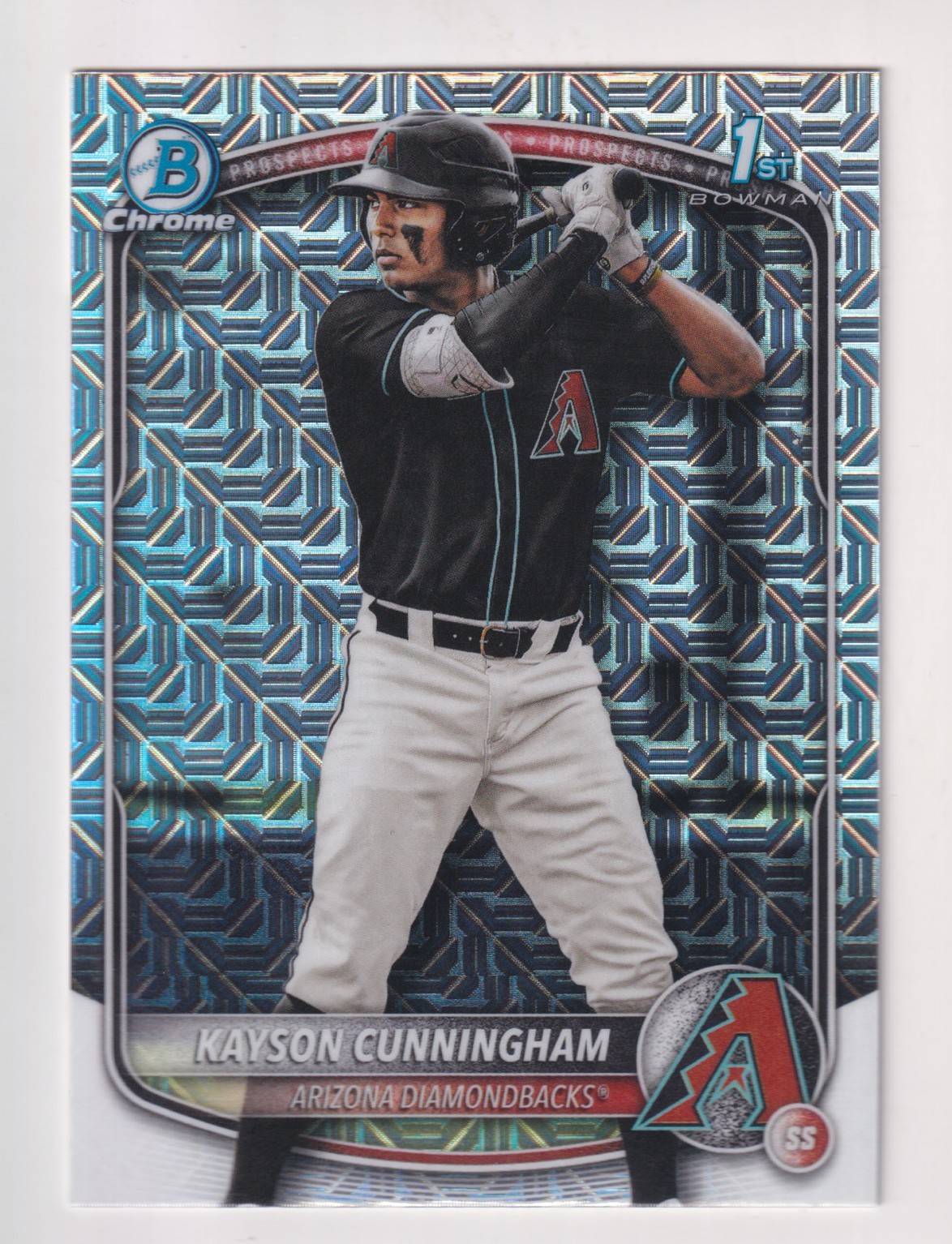 2025 Bowman Chrome Draft MOJO REFRACTOR #BDC-84 KAYSON CUNNINGHAM RC Rookie 1ST