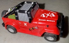 MICRO SCALEXTRIC MR1 DOOM BUGGY JEEP WITH HEADLIGHTS 1:64 SCALE TYCO SLOT CAR