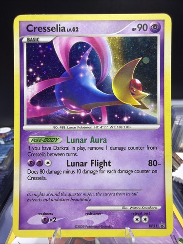 Pokemon TCG Cresselia DP51 Diamond and Pearl Promo Holo ENG 2009 (USA)
