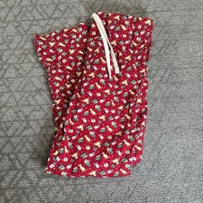 Vineyard Vines Mens M Red Christmas Dog Pajama Sleep Pants Lounge Cotton Blend