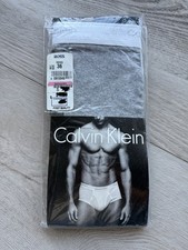RARE NIB VINTAGE Calvin Klein Men's Brief Heather Gray sz 36 U1020