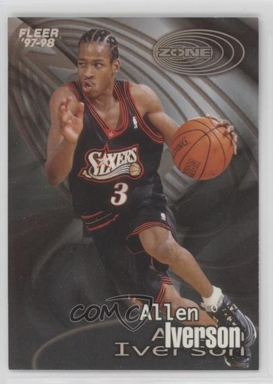 1997-98 Fleer Zone Allen Iverson #9Z HOF nd3