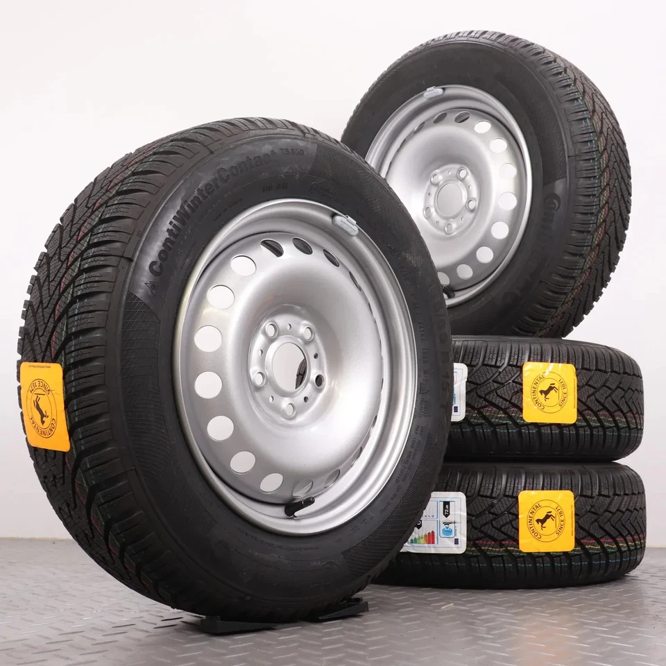 Winterräder 15 Zoll Renault Kangoo W & FW Original Stahlfelgen 195/65R15 95T RDK - Bild 1 von 4