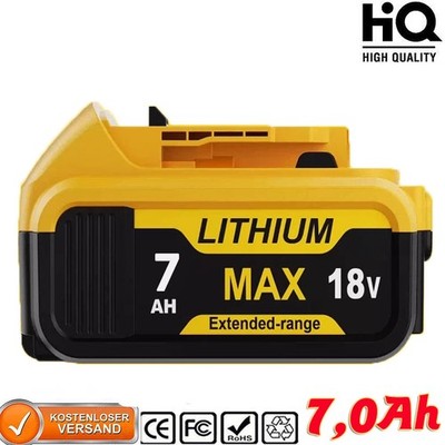 Für DeWalt 20V 7,0AH Akku 20 Volt Max XR Lithium-Ionen Akku DCB200-2 DCB206-2
