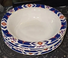 International Tableworks Blue Ridge 108 Cereal Bowls Aztec Southwestern