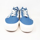 Vans Old Skool Stackform Platform Shoe Sneaker Denim Blue Mens 6 / Womens 7.5 US