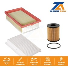 Air Cabin Engine Cartridge Oil Filters (3 Total) Kit For 2014-2020 Fiat 500L