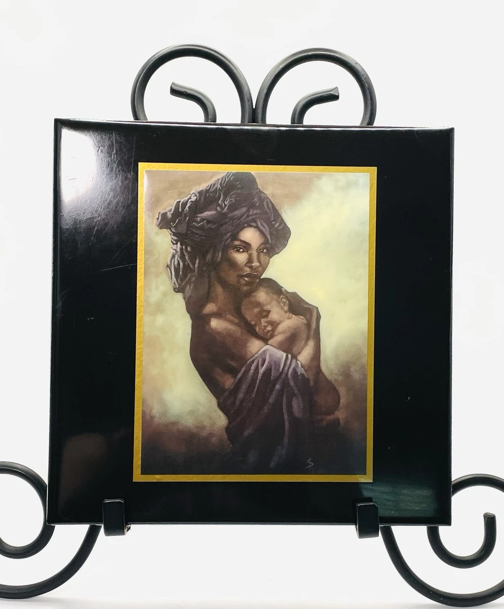 Kunstfliese "My Child, My Child" Afroamerikanische Kunst Made in USA von Grander Images