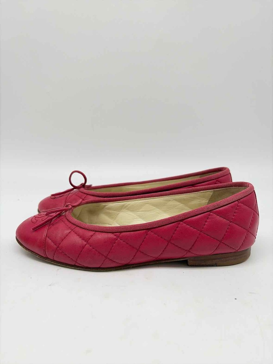 Chanel Red Size 36 Slip On Flats | eBay