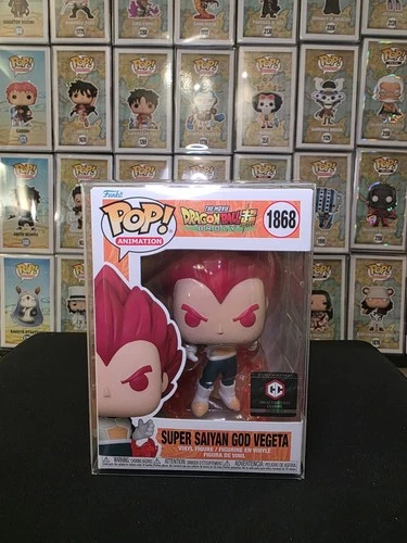 Funko Pop! Super Saiyan God Vegeta #1868 Chalice Collectibles W/Protector
