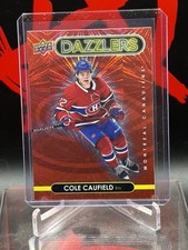 Cole Caufield #DZ-25 Red Dazzler Rookie 2021-22 Montreal Canadiens Series 1