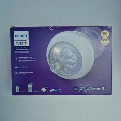 Philips Avent Baby Bottle Newborn Gift Set, Natural Response 0-12M - SCD838/11