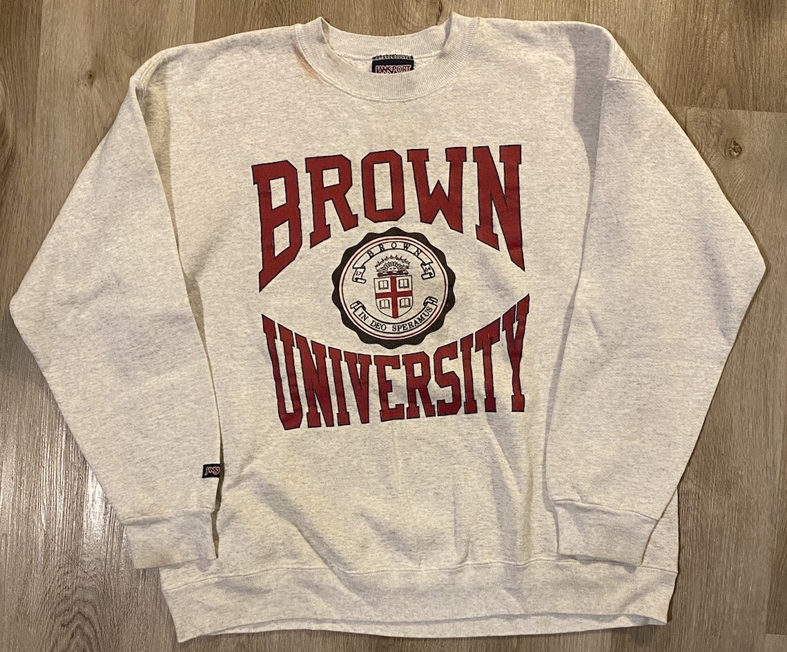 Vtg 90's Brown University Crest Crewneck. Size XL. | eBay