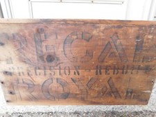 VINTAGE RARE ROYAL REGAL TYPEWRITER WOOD SHIPPING CRATE  thumbnail