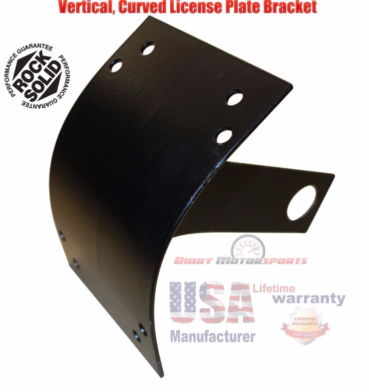 アンロック Zx12r Zx14r Zx 12r Zx 14r License Plate Tag Holder Vertical Curved