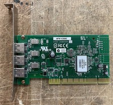 Vintage Apple Adaptec AFW-4300C Three FireWire 400 Port PCI Card