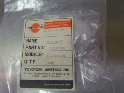 Genuine 22742235 Toyostove Toyotomi Wick Guide RB-2, TSC-15