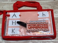 Busy bag - Write & Wipe Activity Set - Letter Matching Uppercase - Learning 